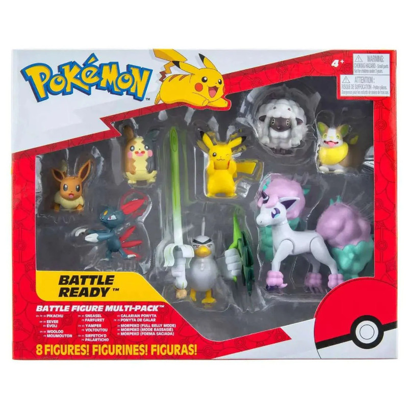 Pokemon Battle Multi 8 Pack Figures - مجسم